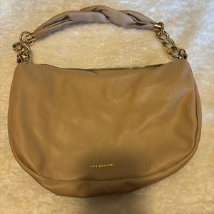 Like dreams braided handle slouchy shoulder bag purse